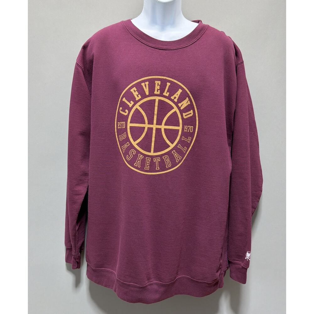 Cleveland Cavaliers NBA Basketball Crew Fleece 3XL Red Cleveland Clothing Co.